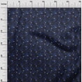 thumbnail image 3 of oneOone Rayon Medium Blue Fabric Tropical Sewing Craft Projects Fabric Prints By Yard 56 Inch Wide, 3 of 5