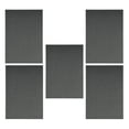 thumbnail image 1 of Furnish My Place Modern Indoor/Outdoor Commercial Solid Gray Rug, Modern Area Rug, Baby Nursery Mat, Pet-Friendly Carpet for Living Room, Playroom, Made in USA, 2' x 4' Rectangle - Set of 5, 1 of 6