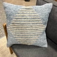 thumbnail image 1 of Ocean textured cushion  18''x18'' - Blue design with texture, 1 of 1