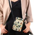 thumbnail image 4 of HELLHERO Galaxy Blue Rose Crossbody Sling Bags with with Adjustable Strap for Travel, Outdoor and Daily Use, 4 of 7