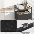 thumbnail image 4 of 3-Tier Laundry Hamper Sorter with Wheels, 120L Vertical Rolling Laundry Basket Organizer Cart, 3 Section Laundry Sorter with Shelf for Small Space, Laundry Room, Bathroom, Bedroom, Dorm, Closet, 4 of 7