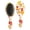 Autumn Fall Leaves Pattern, variant on Autumn Fall Leaves Pattern Hair Brush,Girls Detangling Hair Brush,Glide Through Tangles with Ease for Wet & Dry Hair