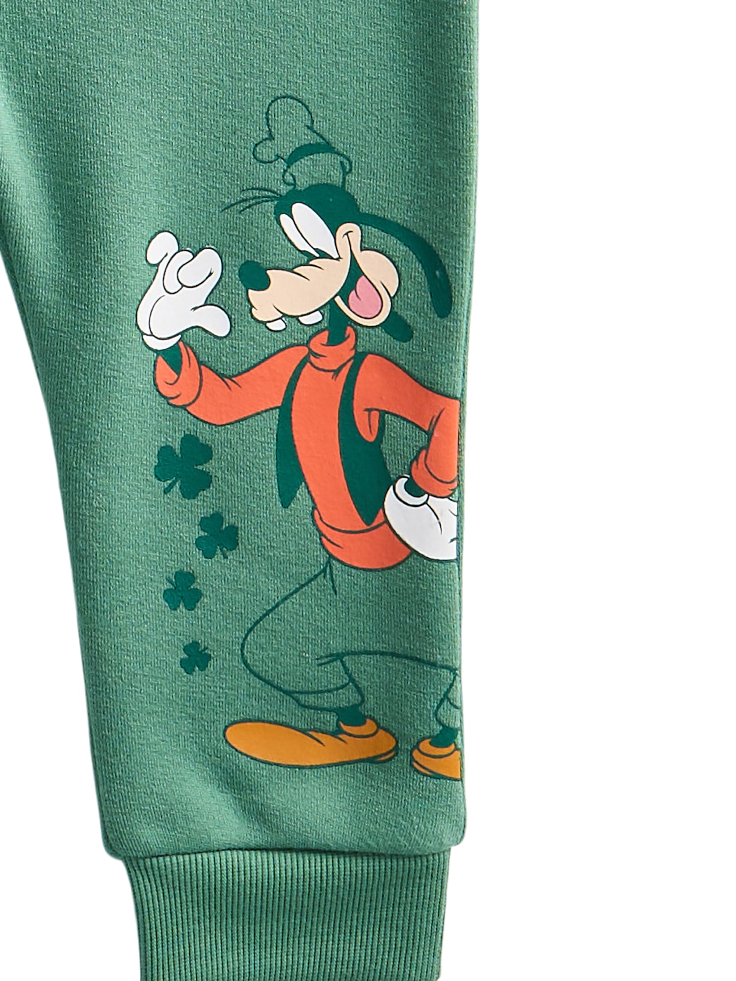 St. Patrick’s Day Mickey & Friends Unisex Toddler Graphic Sweatshirt and Jogger Pants Set, 2-Piece, Sizes 12M-5T
