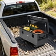 thumbnail image 4 of Heavy-Duty Truck Bed Tool Box — Large Lockable Storage Box — Side Handle — Weatherproof Black Storage Box for Pickup Trucks, Trailers, and RVs — Available in Multiple Sizes, 4 of 8