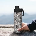thumbnail image 7 of Fotbe Leopard And Zebra Pattern 18 Oz Sports Insulated Kettle Vacuum Cup Stainless Steel Travel Mug Cup Thermal Flask,Insulated Kettle for Cycling Gym Basketball Outdoor, 7 of 7