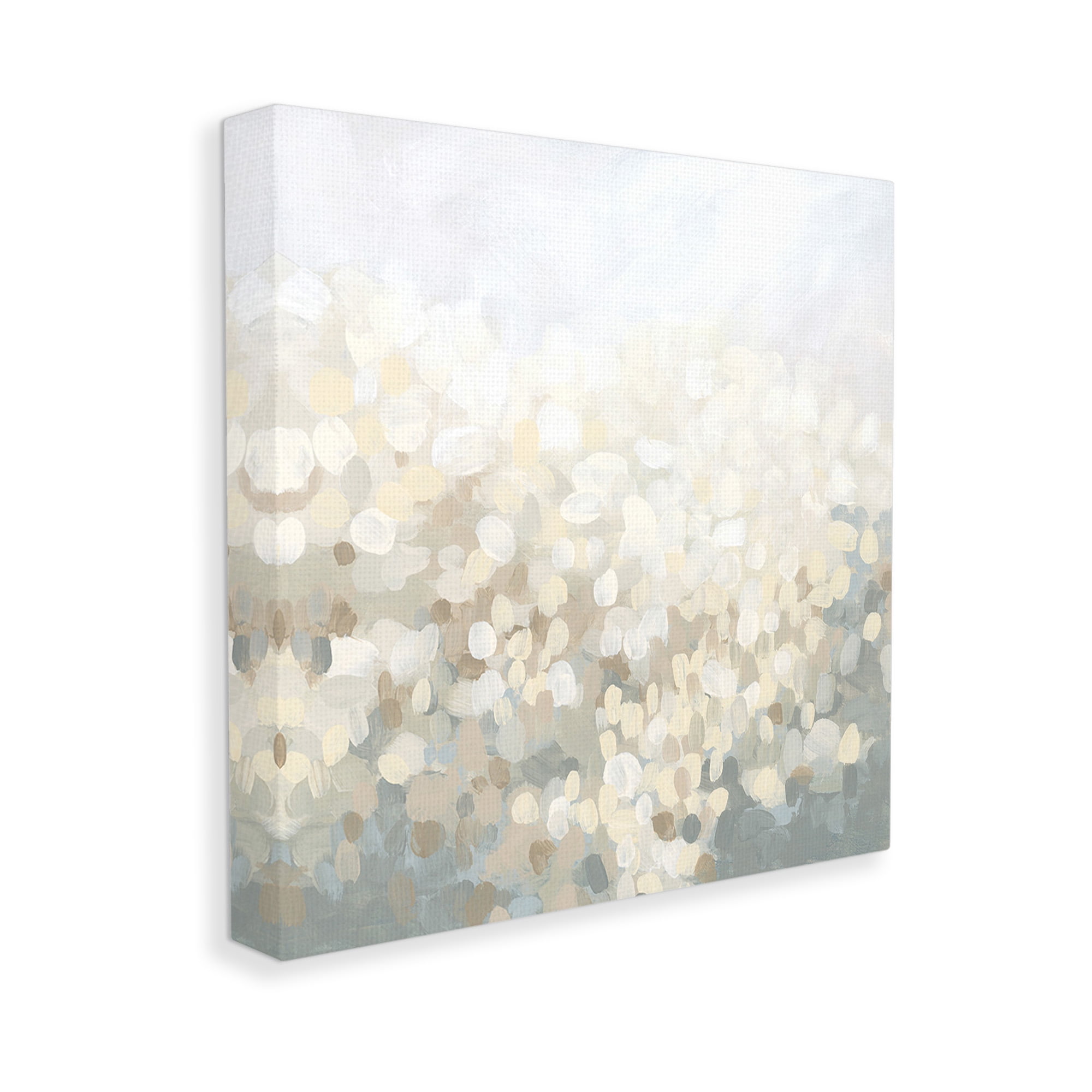 Stupell Industries Speckled Ombre Abstract Abstract Painting Gallery Wrapped Canvas Art Print Wall Art, 17 x 17