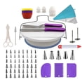 thumbnail image 1 of Amdohai Cake Decor Stainless Steel Cake Decorating Supplies Cake Turntable 106PCS/Set DIY Cream Tools, 1 of 7