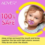 Aliver 120PCS Little Sleep Strips Mouth Tape for Nasal Breathing,Latex Free and Safe,3 Shapes