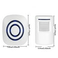 Motion Sensor Door Chime for Business Outdoor Doorbell Kit Wireless
