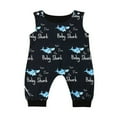 thumbnail image 1 of Combinaison une Pièce Sans Manches pour Bébé Garçon à Imprimé Requin, Tenue Salopette, 1 of 6