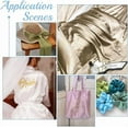 thumbnail image 6 of 6 Yards Satin Fabric Charmeuse Satin Fabric 59inch Shiny Cloth Fabric Silky Satin Fabric, 6 of 9