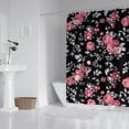 thumbnail image 3 of Waterproof Pioneer Shower Curtain 84x72 Inch Polyester Unique Colorful Floral Shower Curtain for Bathroom Hotel Home Decor with 12 Plastic Hooks, 3 of 5