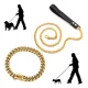 thumbnail image 2 of Correa Para Perros Con Cuello, Cadena De Eslabones Cubanos D, 2 of 7