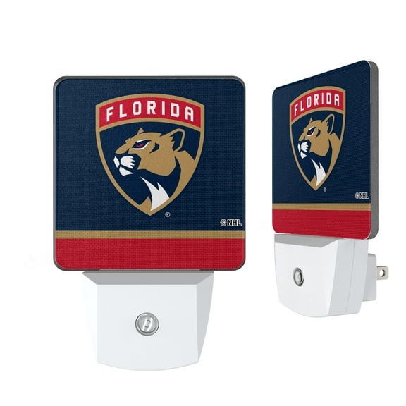 Florida Panthers Stripe Design Nightlight 2-Pack