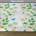 thumbnail image 6 of Ambesonne Flower Place Mats Set of 4, Ladybugs on Chamomiles, Standard Size, White Green, 6 of 6