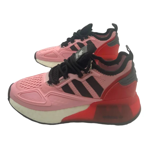 Ad-id-as Ninja ZX 2K Boost Sneaker True Pink / Core Black / Scarlet US Men's 3.5