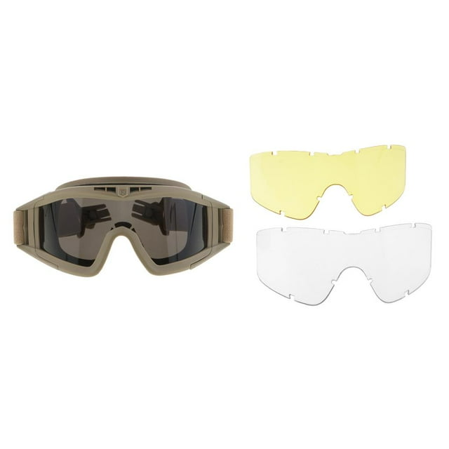 Gafas tácticas antiniebla Macarena 3x Rápidas Casco Tiro 3 Lentes Antivaho