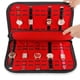 thumbnail image 3 of 20 Cuadrícula con Cremallera Reloj de Almacenamiento Caja de Almacenamiento Caja de Bandeja Tienda de Joyería Contenedor jinwen Ver caja de almacenamiento, 3 of 8