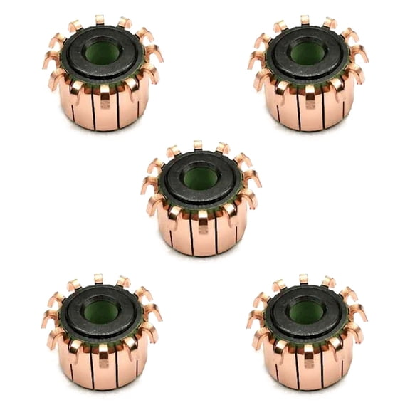 23 X 8 X 17(18) Mm 12P Teeth Copper Hook Type Electrical Motor Commutator