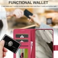 thumbnail image 4 of SaniMore Wallet Case for Google Pixel 7A 6.1" 2023 Release, PU Leather Skin & Soft TPU Inner Shell [Card Holder + Cash Pocket + Flip Kickstand] Magnetic Closure Protective Wallet Cover, Rose, 4 of 11