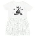 thumbnail image 3 of Inktastic Finally I'm the Big Sister Girls Toddler Dress, 3 of 5