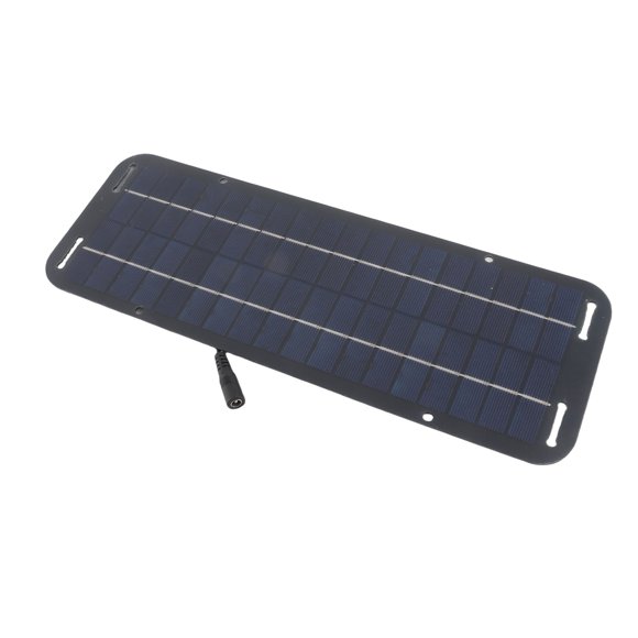 Kit De Panel Solar Portátil, Panel Solar Portátil Eficiente Profesional 12 V 5 W Seguridad Sin Mantenimiento Para Exteriores