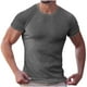 thumbnail image 2 of pstuiky Camisa de manga corta para hombre, Camiseta informal de cuello redondo de color liso para hombre, camiseta de manga corta con cuello redondo camisetas de hombre xxxl, 2 of 7
