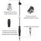 thumbnail image 2 of SAFELIFE 1/4" FNPT Extended Reach Dual Head Air Chuck, 14.6'' Extended tilt lock tire pump chuck with grip handle, 2-way Connecti 14.6inch, 2 of 5