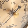 thumbnail image 3 of SEWACC 1Pcs Dial Design Barometer Metal Golden for Wind Measurement Device General Users, 3 of 8