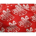 thumbnail image 4 of oneOone Silk Tabby Red Fabric Merry Christmas Sewing Material Print Fabric By The Yard 42 Inch Wide-YTT, 4 of 4