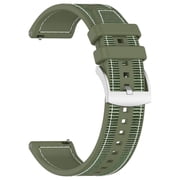Yammee Silicone Watch Band 22mm Strap Wristband Everyday Use Smartwatches, Comfortable