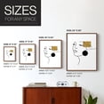 thumbnail image 4 of Shapes and Lines II in Brown Solid Wood 22 x 28 Framed Print, 4 of 6