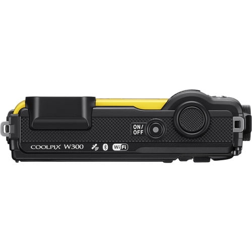 Nikon COOLPIX W300 Digital Camera (Yellow) - Walmart.com