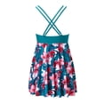 thumbnail image 6 of ibiyuan Women's Plus Size Tankini Swimsuits 2 Piece Tankini with Pockets 2026 Tummy Control Bathing Suit Swimwear Floral Print 2 Piece Swimsuit for Women,Blue, 6 of 6