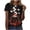 Z8-Multicolor-halloween shirts for women, variant on Qzwdhjm Halloween Shirt for Women Short Sleeve Pumpkin Graphic Tees Crewneck Comfy Casual Plus Size Top for Halloween Night Out