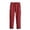 Brick Red, variant on YAYUBA Uniform Pants for Girls Elastic Waist Straight Twill Pants Flat Front Comfortable Stretch Chino Pants Preppy Back To School Clothes for Girls, Purple