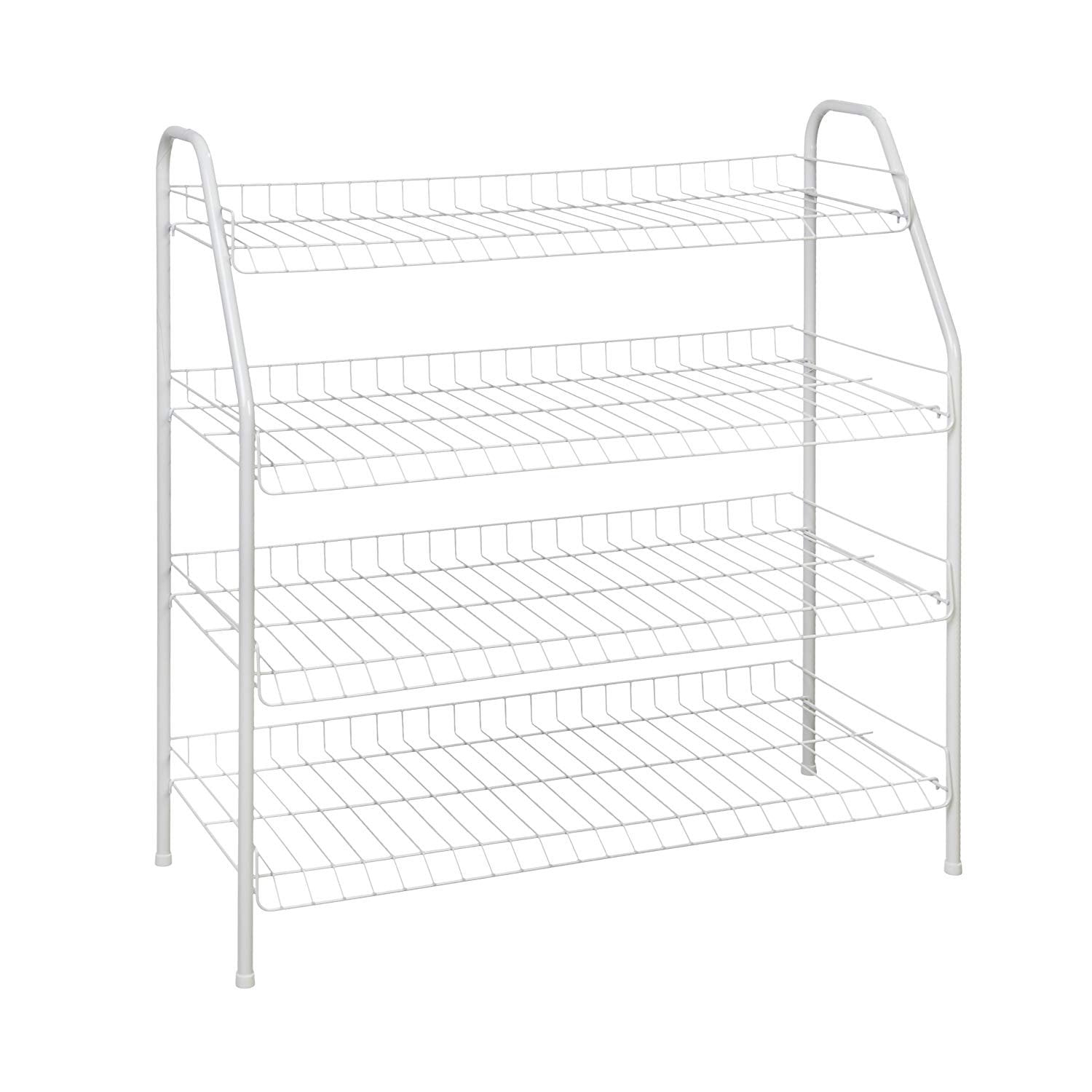 ClosetMaid 8131 4Tier Freestanding Shoe Rack, White