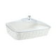 thumbnail image 2 of Bandeja para servir, contenedor de almacenamiento de alimentos, organizador rectangular transparente multifuncional 36.8cmx24.3cmx16.1cm, 2 of 9