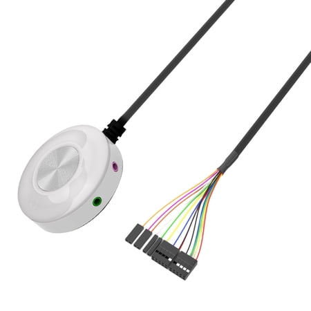 Flexible External Power Button for Desktop Computers in Office and Gaming Start Button