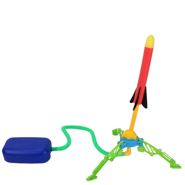 Juguetes Para Niños, Juego De Juguetes De Lanzador De Cohetes De Plástico, Lanzador De Cohetes De Aire, Juguetes Educativos De Ciencia Al Aire Libre, Juguetes Para Juegos Multijugador Guardurnaity OD014667-01