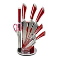 thumbnail image 1 of Juego De Cuchillos De Acero  Inoxidable Rojos 8 Pzas Perla CO-KS200R, 1 of 4