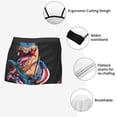 thumbnail image 3 of Pofeuu Blue Dinosaur Print Men’s Boxer Briefs, Moisture-Wicking Underwear, Regular,Trunk-XX-Large, 3 of 5