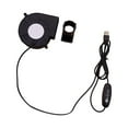 thumbnail image 2 of koolsoo Souffleur de Barbecue 5V Ventilateur Électrique Multi-Usage Ventilateur de Cuisson Portable pour Camping USB Réglable, 2 of 9