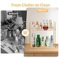 thumbnail image 3 of NIUBEE Bathroom Countertop Organizer, 2 Tier Acrylic Bathroom Organizer Accessories, Kitchen Under Sink Standing Rack, Home Storage Holder for Lotion Makeup Cosmetics Perfume, Gold, 3 of 9