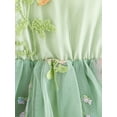 thumbnail image 5 of vera natura Baby Girl Princess Dress Sleeveless Floral Embroidery Tulle Dress Toddler Party Dress, 5 of 9