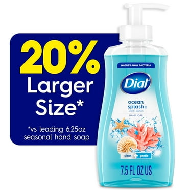 Dial Liquid Hand Soap, Ocean Splash, 7.5 fl oz