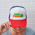 thumbnail image 6 of CafePress - Word Chums Alien - Adjustable Unisex Printed Trucker Hat with Mesh Back, 6 of 10