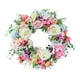 thumbnail image 2 of de puerta delantera hecha , decoración colgante de 16,5 ", rosas de forma forma forma , de primavera para adornos de Yotijar guirnalda de la puerta de entrada, 2 of 10