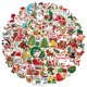 thumbnail image 1 of Elemento Navideño Diy Pegatina Decorativa No Repetitiva Pegatinas Impermeables Decoración Para Maletas Ordenadores Portátiles 100 Unids/Set Serendint HA038635-00, 1 of 6