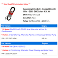 thumbnail image 2 of Accessory Drive Belt - Compatible with 1996 - 2005 GMC Safari 4.3L V6 1997 1998 1999 2000 2001 2002 2003 2004, 2 of 2